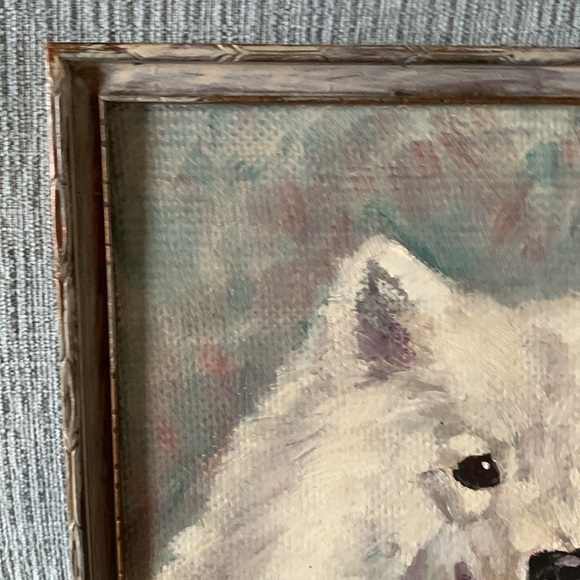 Vintage Original Dog Painting - Picture 3 of 6